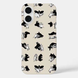 Vintag Hand Puppet Shadow Games iPhone 16 Hülle