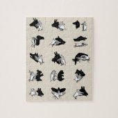 Vintag Hand Puppet Shadow Games Puzzle (Vertikal)