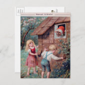Vintag Hansel und Gretel 1906 Postkarte (Vorne/Hinten)