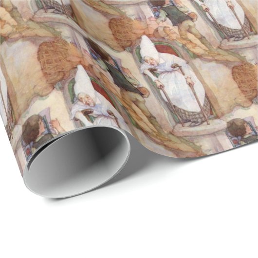 Vintag Hansel und Gretel Classic Anne Anderson Geschenkpapier (Rolleneckpunkt)