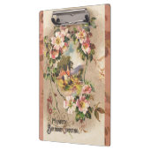 Vintag Happy Birthday Card Artwork Klemmbrett (Links)