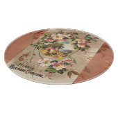 Vintag Happy Birthday Card Artwork Schneidebrett (Ecke)