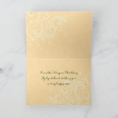 Vintag Happy Birthday Card Karte (Innenseite)