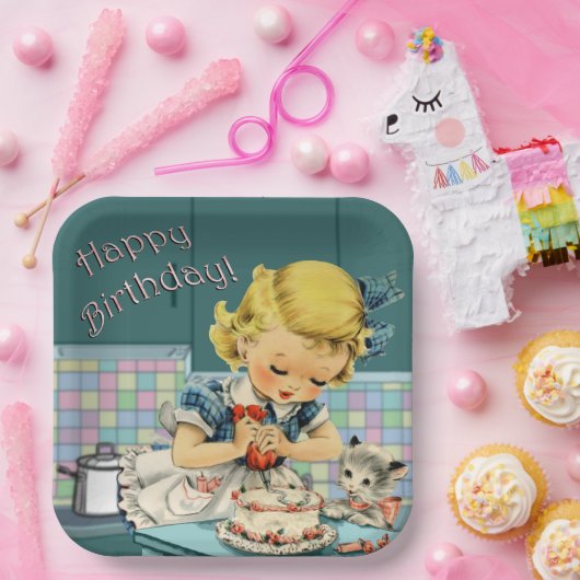 Vintag Happy Birthday Paper Teller (Party)