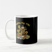 Vintag Happy Fall Y'all Scarecrow Erntedank Ha Kaffeetasse (Links)