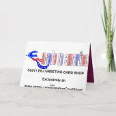 Vintag Happy Geburtstag Karte (Rückseite)