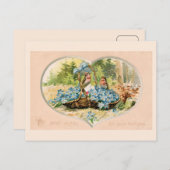 Vintag Happy Geburtstag Postkarte (Vorne/Hinten)