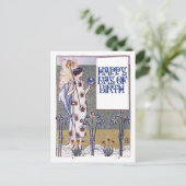 Vintag Happy Geburtstag Postkarte (Stehend Vorderseite)