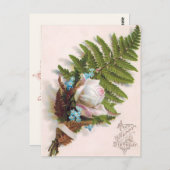 Vintag Happy Geburtstag Postkarte (Vorne/Hinten)