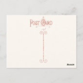 Vintag Happy Geburtstag Postkarte (Rückseite)