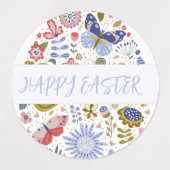 Vintag Happy Oaster Etiketten (Design 1)