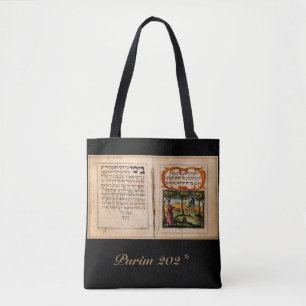 Vintag Happy Purim Tasche