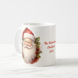 Vintag Happy Santa Kaffeetasse