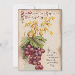 Vintag Happy Thanksgiving Feiertagskarte