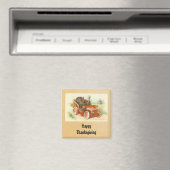 Vintag Happy Thanksgiving Magnet (In Situ (Geschirrspüler))