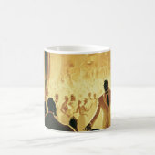 Vintag Harlem Club Abstrakt Kaffeetasse (Mittel)