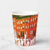 Vintag Harlem Cup Pappbecher (Rückseite)