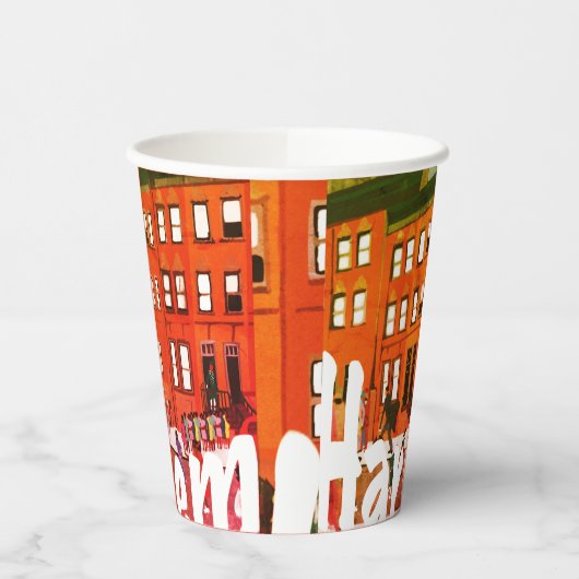 Vintag Harlem Cup Pappbecher (Links)