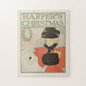 Vintag Harpers Weihnachten 1896 Puzzle (Vertikal)