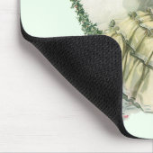 Vintag Harrison Fisher, Weihnachtsbräune und Gräue Mousepad (Ecke)