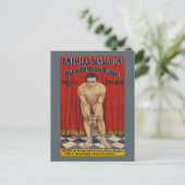 Vintag Harry Handcuff Houdini - The Jail Breaker Postkarte (Stehend Vorderseite)