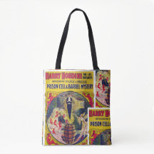 Vintag Harry Houdini Prison Cell & Barrel Mystery
