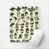 Vintag Hats Mouse Pad Mousepad (Mit Mouse)