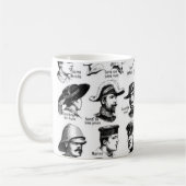 Vintag Hats-Tasse Kaffeetasse (Links)