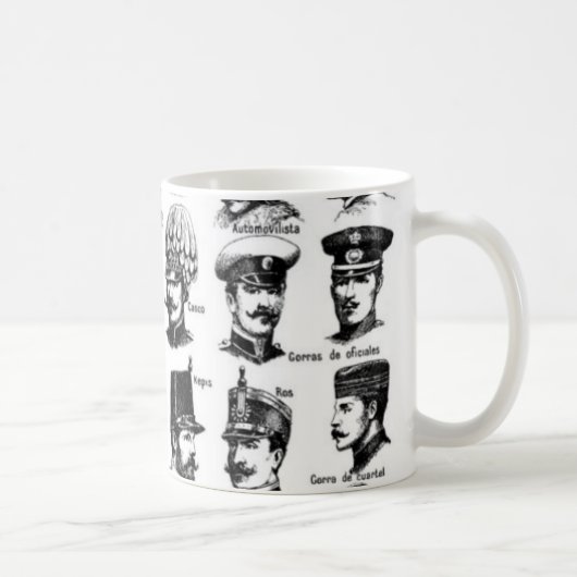 Vintag Hats-Tasse Kaffeetasse (Rechts)