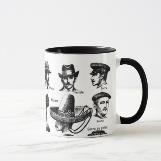 Vintag Hats-Tasse Tasse (Rechts)