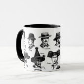Vintag Hats-Tasse Tasse (Vorderseite Links)