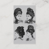 Vintag Hats-Visitenkarte Visitenkarte (Rückseite)