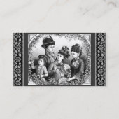 Vintag Hats-Visitenkarte Visitenkarte (Rückseite)