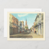 Vintag Havana Cuba Street Scene Postkarte (Vorne/Hinten)