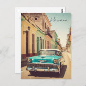 Vintag Havana Kuba Postkarte (Vorne/Hinten)