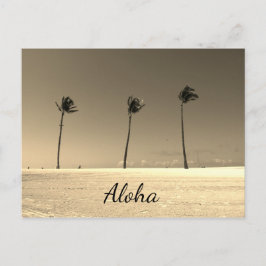 Vintag Hawaii Aloha Postkarte
