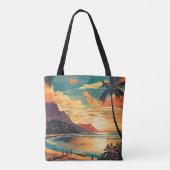 Vintag Hawaii Beach Tasche (Rückseite)