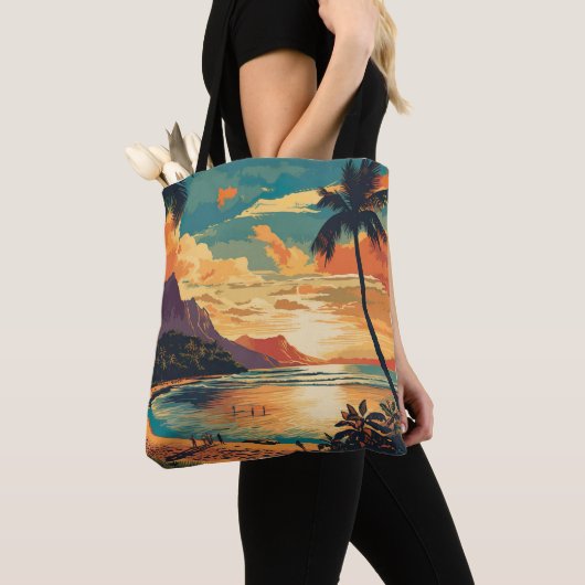 Vintag Hawaii Beach Tasche (Von Nahem)