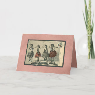 Vintag Hawaii Hula Dancers Card-Jeder Anlass Karte