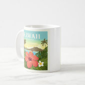Vintag Hawaii Kaffeetasse (Vorderseite Links)
