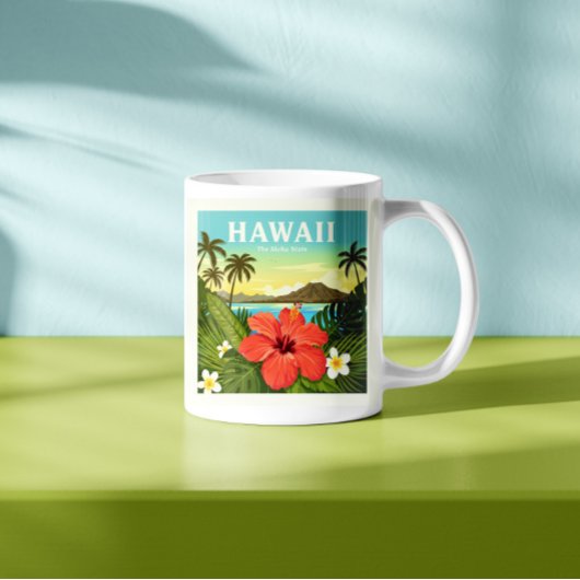 Vintag Hawaii Kaffeetasse