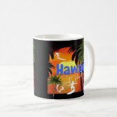 Vintag Hawaii Keepake Kaffeetasse (VorderseiteRechts)