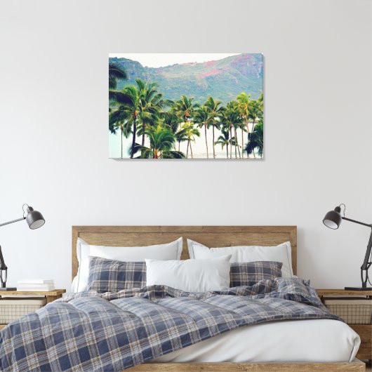 Vintag Hawaii Leinwanddruck (Insitu (Schlafzimmer))