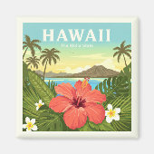 Vintag Hawaii Magnet (Vorne)