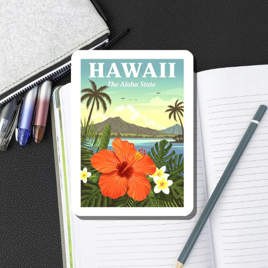 Vintag Hawaii Magnet