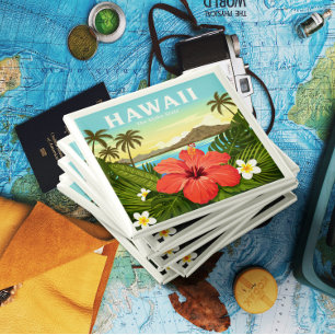 Vintag Hawaii Magnet