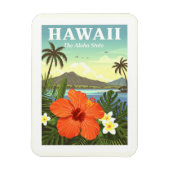 Vintag Hawaii Magnet (Vertikal)