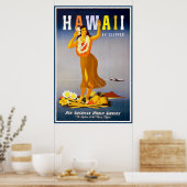 Vintag Hawaii Poster (Küche)
