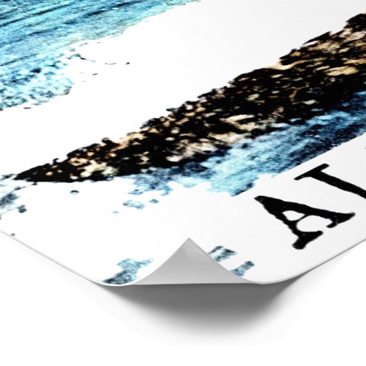 Vintag Hawaii Poster (Ecke)