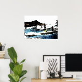 Vintag Hawaii Poster (Heimbüro)